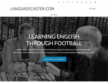 Tablet Screenshot of languagecaster.com